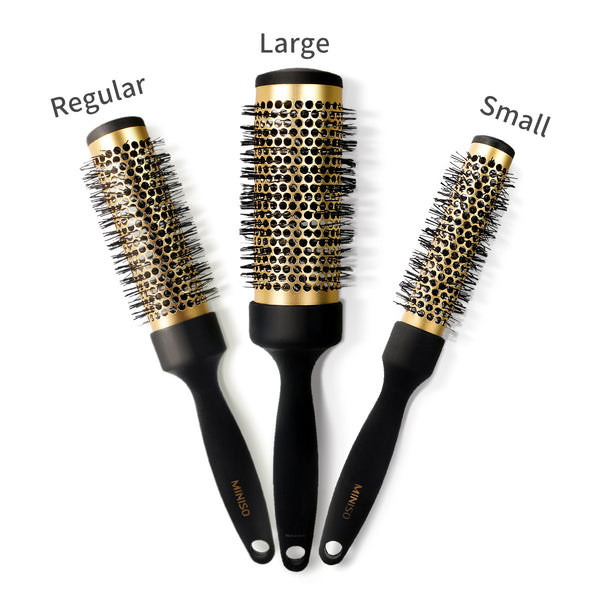 MINISO Sisir Bulat Thermal Conductive Aluminium Hair Comb