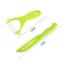 MINISO Pisau Keramik Rumah Tangga dan Peeler Set Alat Memasak Dapur