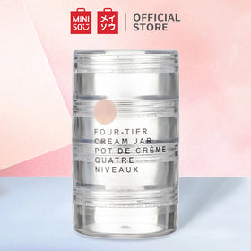 MINISO Kotak Tempat Krim Cream 4 Laci Travel Kecil Perawatan Kulit