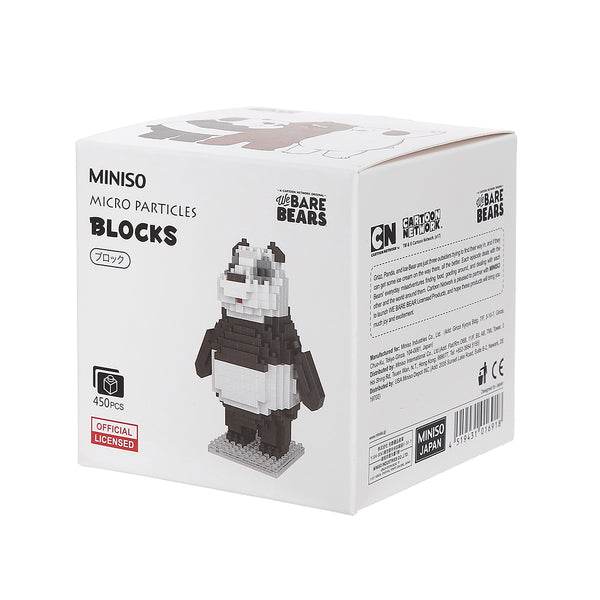 MINISO Blok Bangunan ABS Plastik Ramah Lingkungan Seri We Bare Bears Untuk Edukasi Anak Untuk Hadiah Anak