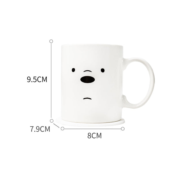 Miniso Official We Bare Bears Ceramic Mug/cup/cangkir