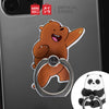MINISO Smart Grip Ring Holder Phone Mobile Stand HP We Bare Bears 2 Pcs