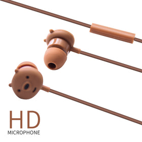 MINISO Earphone in Ear Barebear Earbuds Silikon Headphone Kabel Noise Cancelling Awet Universal