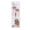 MINISO Earphone in Ear Barebear Earbuds Silikon Headphone Kabel Noise Cancelling Awet Universal