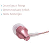 MINISO Earphone / Earbud In Ear / Headphone / Headset dengan Mic Answer Call Hp Lucu In Ear Kabel Gaming Android Suara Jernih Stereo Noise Cancelling Bass Metal Warna