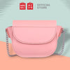 MINISO Tas Selempang Wanita Kecil /Sling Bag Mini / Tas Bahu Cewek/ Tas Lipstik Kulit PVC Wanita Remaja Anak Perempuan Pesta Rantai Logam Model Terbaru 2020 Import Kekinian Lucu Polos Simple