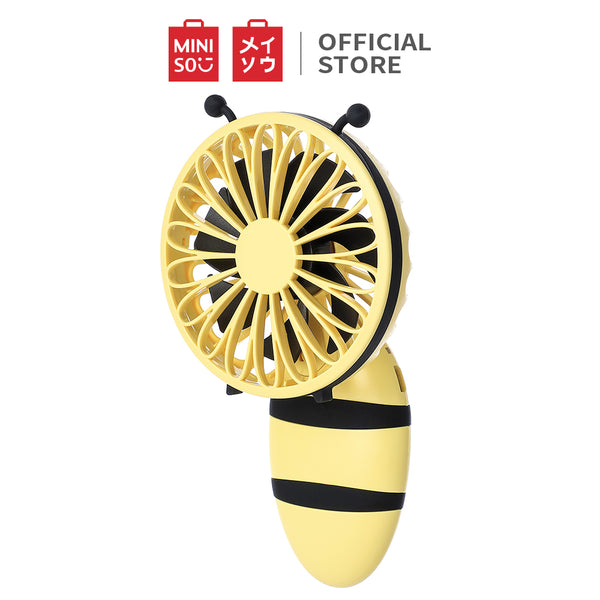 MINISO Kipas Angin Mini Portable Lipat Fan Genggam Pegang Handheld USB Kencang Karakter 800mAh