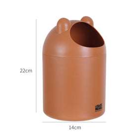 MINISO Tempat Sampah Meja Tong We Bare Bears Sampah Mini Mobil Plastik Table Organizer