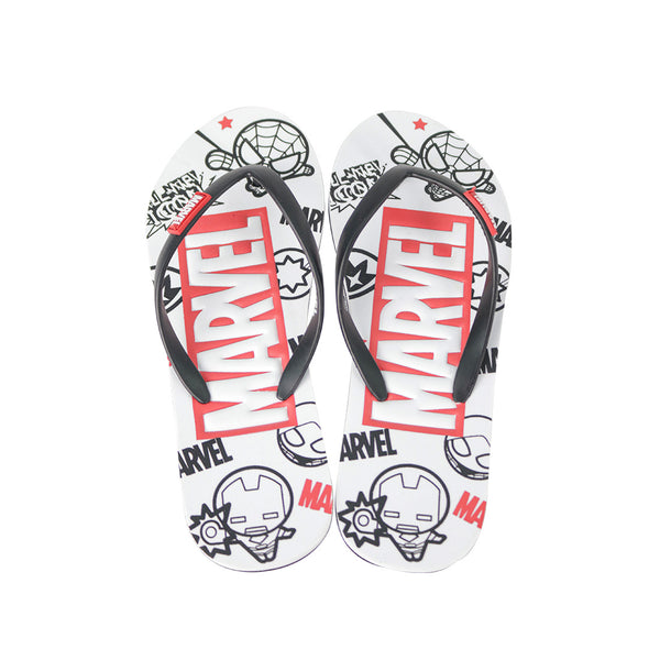 MINISO Marvel Sandal Jepit Wanita Sandal Karet Santai untuk Rumah Mandi Spiderman