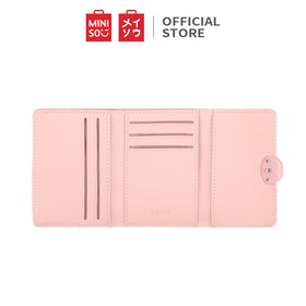 MINISO Dompet Wanita Pendek 3 Lipat Kecil Wallet Simple Elegant Lucu