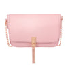 MINISO Tas Selempang Wanita / Sling Bag / Tas Bahu Cewek Pesta Rantai Logam Model Terbaru 2020 Import Kulit PVC Wanita Remaja Anak Perempuan Kekinian Polos Simple Elegan Rumbai Tassel Lucu