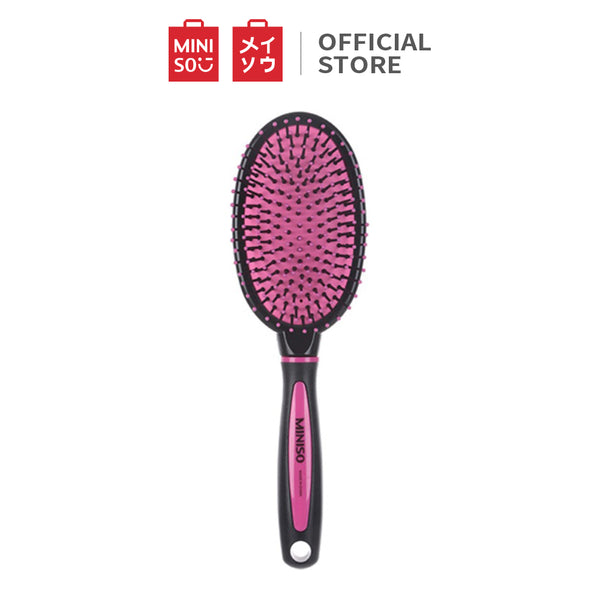 MINISO Sisir Rambut Sikat Wanita Airbag Pijat Hair Brush Massage Anak Perempuan Anti Rontok Kusut Static Salon Scalp Comb Bulat Rambut Keriting Rusak Besar Basah Wet Curly Pelurus Memijat Kepala Kesehatan Airbag Empuk Blow Pink / Biru / Ungu Random Pick