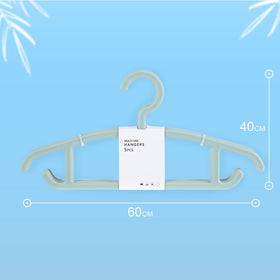 Miniso Official 5 PCS Simple multipurpose clothes hanger, Hanger Baju / hanger pakaian