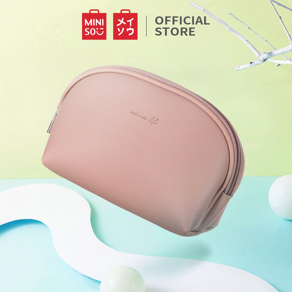 MINISO Tas Penyimpanan Kosmetik Tempat Makup Cosmetic Bag Simple，Tas KosmetikPouch Dompet /Make Up Cosmetic Mini Bag  /Tas penyimpanan barang makeup kotak