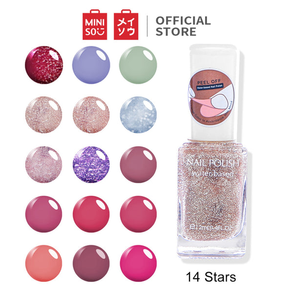 MINISO Kutek Cat Kuku Peel Off Kutex Awet Nail Polish