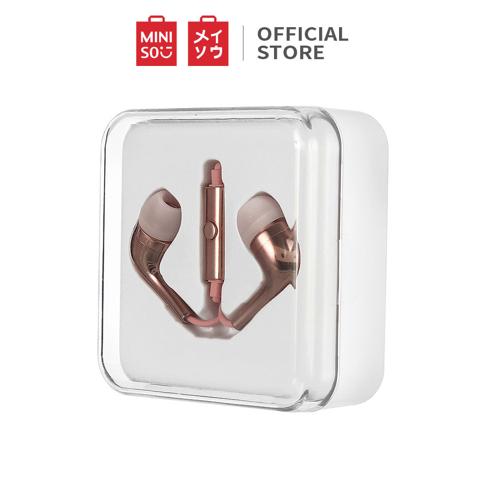 MINISO Earphone / Headset / Earbud / Headphone In Ear Hp Lucu Kabel Gaming Android Warna Stereo Noise Cancelling With Mic Mikrofon Jawab Akhiri Panggilan Bass Colorful
