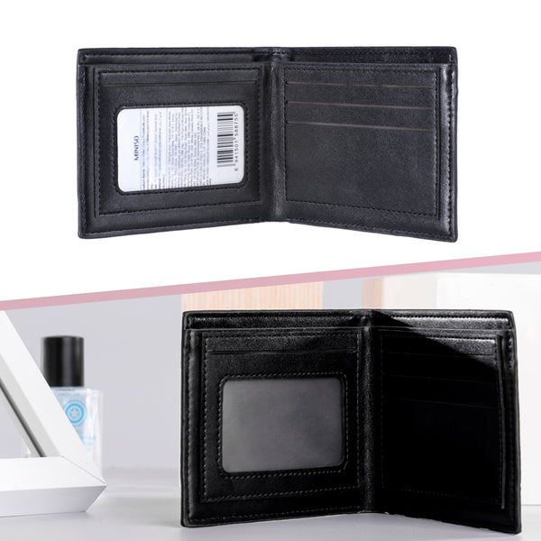 MINISO Dompet Pria Lelaki Dompet Pendek Kecil Wallet Simple Keren