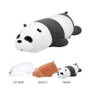 MINISO Boneka We Bare Bears Lying Plush Toy mainan beruang, Lmut Beruang Bantal