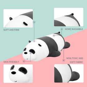 MINISO Boneka We Bare Bears Lying Plush Toy mainan beruang, Lmut Beruang Bantal