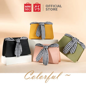 Miniso Official Tas Selempang Scarf Messenger Wanita / Sling Bag / Tote Bag / Handbag / Shoulder Bag