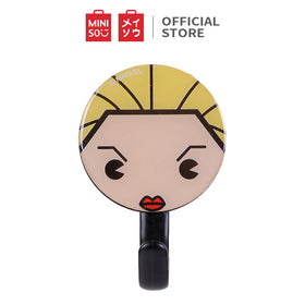 MINISO Marvel Gantungan Tempel Hook Bulat Round Dinding Multifungsi Serbaguna Gantungan Kunci Baju Barang Plastik Karakter Rumah Kamar Mandi Lucu Isi 4 Pcs