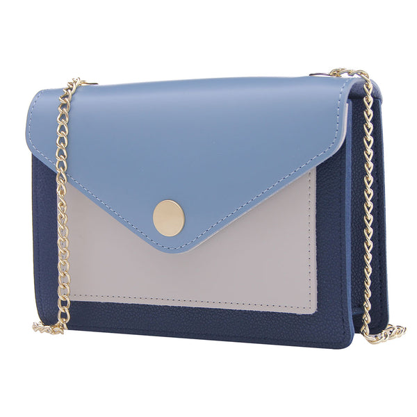 MINISO Tas Selempang Wanita Sling Bag Tas Bahu Kombinasi Warna Persegi Cewek Shoulder Pesta Crossbody Rantai Model Terbaru 2020 Import Wanita Remaja Anak Perempuan Kekinian Kasual Casual Polos Simple Asli Mini Fashion Style Elegan Original Korea Tali