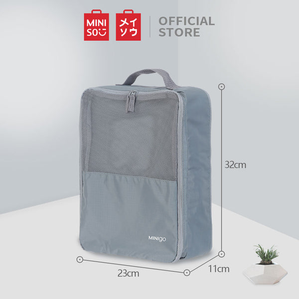 MINISO Minigo Portable Shoe Bag, Tas Penyimpanan Sepatu Portabel Travel Multifungsi Storage Bag Shoes
