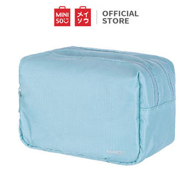 MINISO Minigo Dua Ritsleting Tas Kosmetic Portable