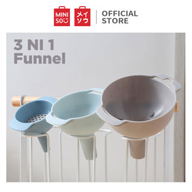 MINISO 3-in-1 Set Funnel 3 Pcs Corong Air Minyak