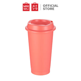 MINISO Cangkir Cup Minum Tempat Air Minum Set 4 Gelas Water Bottle Wadah Penyimpanan Dewasa Anak Perempuan Laki Sekolah Travel Rumah Plastik Lucu Premium Portable Ringan Simple