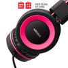 MINISO Headset Earphone Headphone Model Bando Over On Ear Full Bass Super Kabel Lipat Reduksi Kebisingan Audio Quality Portable Cewek Anak Pria Lucu Simple Original