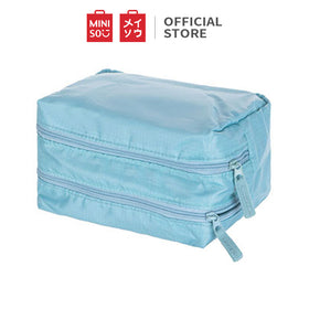MINISO Minigo Dua Ritsleting Tas Kosmetic Portable