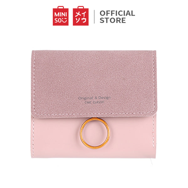 MINISO Retro Dompet Buram Pendek Watllet