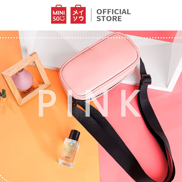MINISO Tas Selempang Wanita Harajuku Jepang Persegi Sling Bag Woman