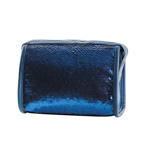MINISO Tas Kosmetik Tempat Makeup Cosmetic Bag Square Glitter Travel