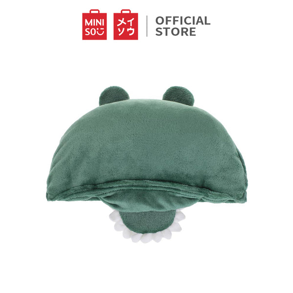 Miniso Selimut Lucu dengan Hoodie Selimut rekreasi kantor Tetap hangat Tidur sebentar selendang