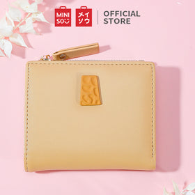 MINISO Dompet Wanita Kecil Lipat Tas Mini Pendek Tempat