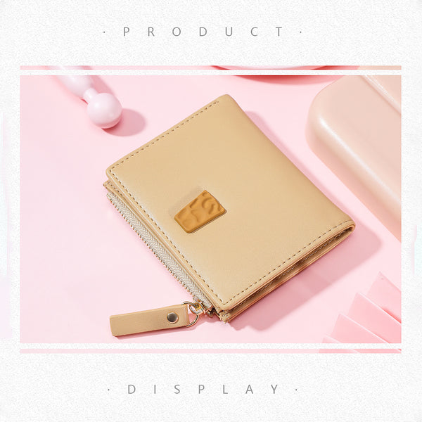MINISO Dompet Wanita Kecil Lipat Tas Mini Pendek Tempat