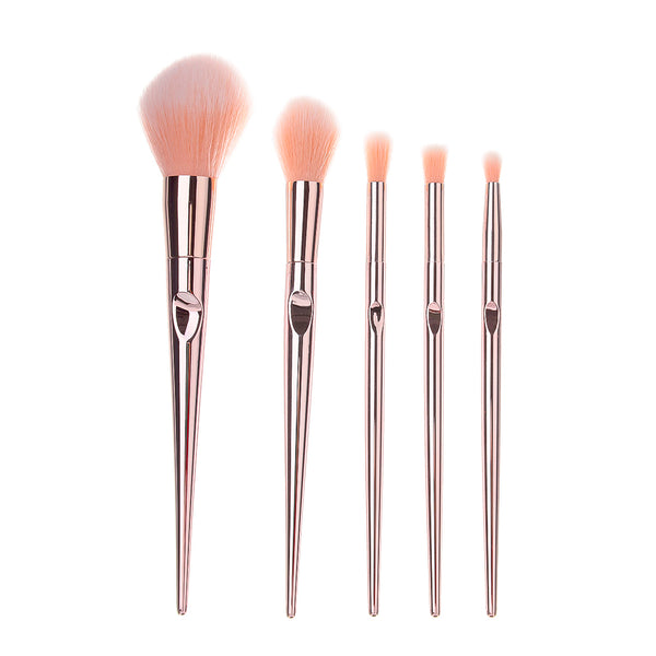 MINISO 5pcs/lot makeup Set  Brush, Eye Shadow Blending Eyeliner Eyelash Eyebrow Brushes For Makeup