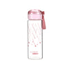 MINISO Botol Minum Air Kaca Borosilikat Tinggi Tempat Minum Glitter 350ml