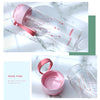MINISO Botol Minum Air Kaca Borosilikat Tinggi Tempat Minum Glitter 350ml
