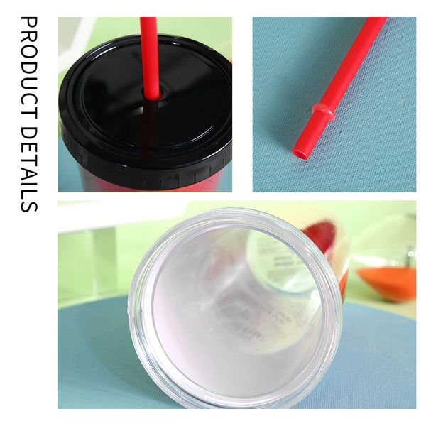 MINISO Marvel Botol Minum Tempat Air Minum Sedotan Straw 420ml Gelas Water Bottle Tumbler Tumblr Wadah Penyimpanan Anak Perempuan Laki Sekolah Travel Sport Olahraga Plastik Transparan Lucu Karakter Motif Kartun Premium Portable Ringan
