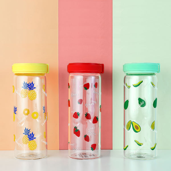 MINISO Botol Kaca Water Bottle 300ml