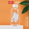 MINISO We Bare Bears Botol Minum Air Kaca Borosilikat Tinggi 600ml