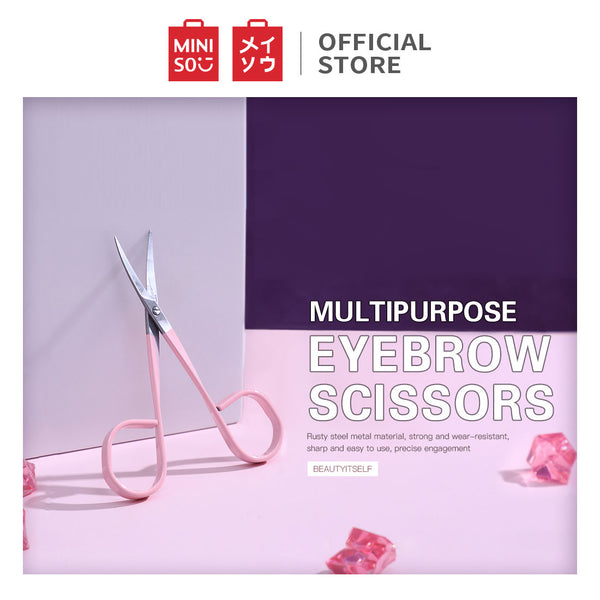 MINISO Gunting Cukur Bulu Alis Pemotong Ramput Alisan Profesional
