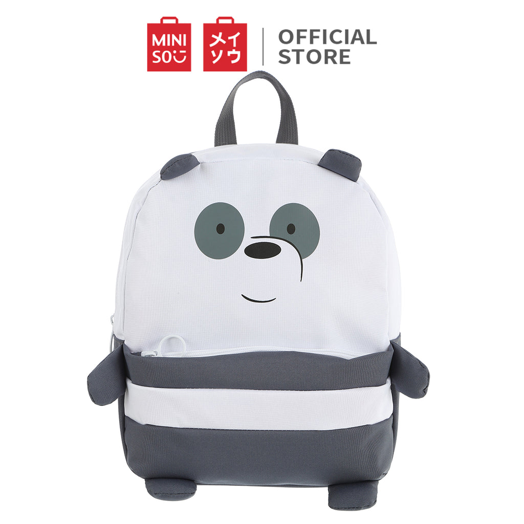 MINISO We Bare Bears Tas Ransel Backpack Tas Punggung Simple Serbaguna