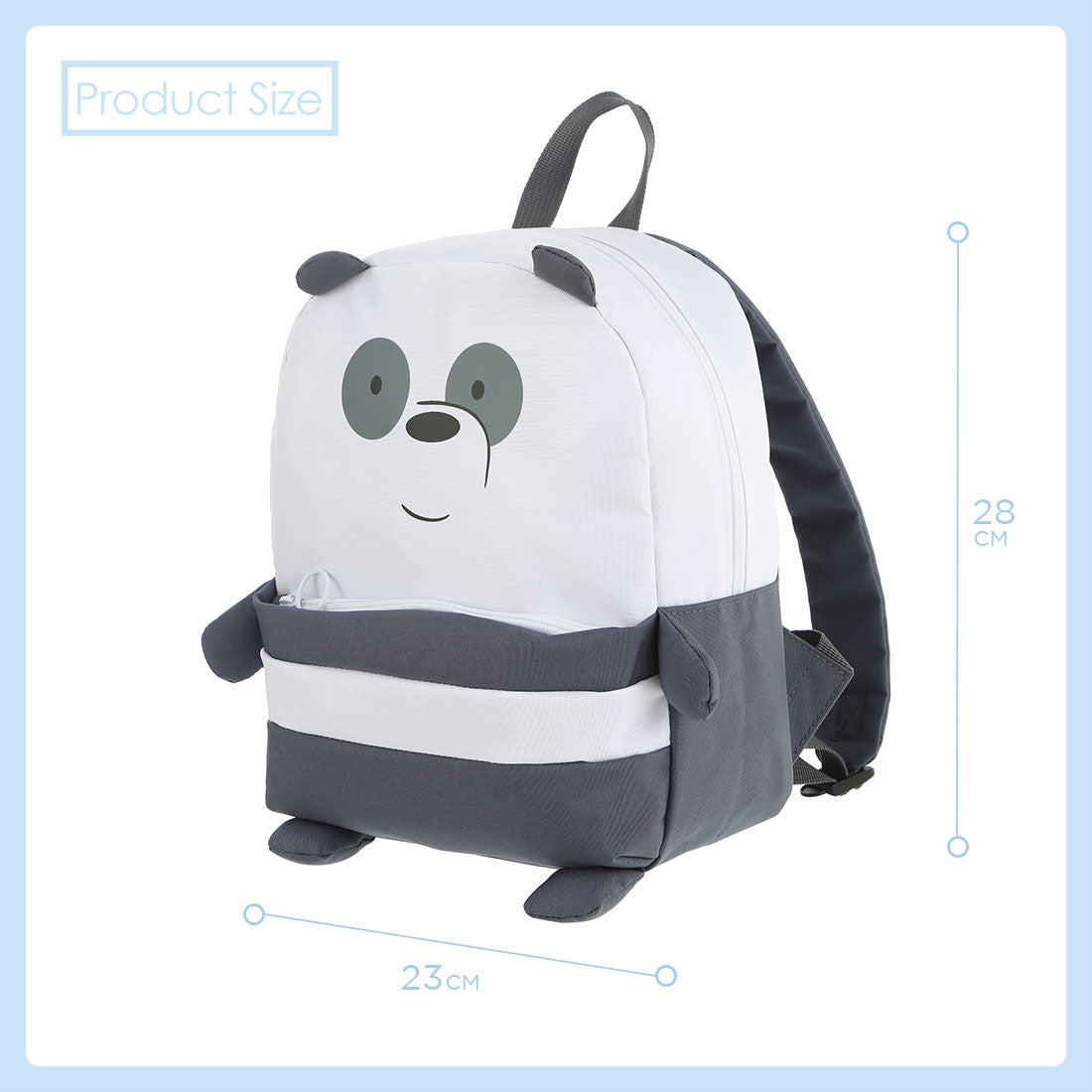 MINISO We Bare Bears Tas Ransel Backpack Tas Punggung Simple Serbaguna