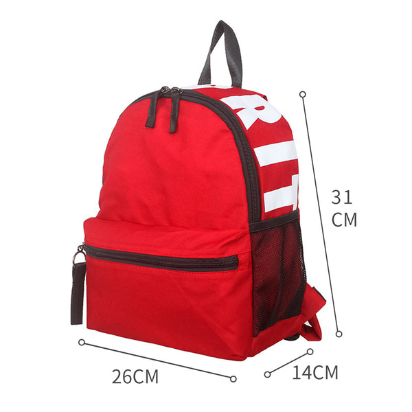 MINISO Tas Ransel Backpack Tas Pungung Travel Simple Huruf Sekolah