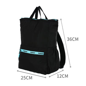 MINISO Tas Ransel Lipat Wanita Pria Backpack Tas Pungung Travel Gunung