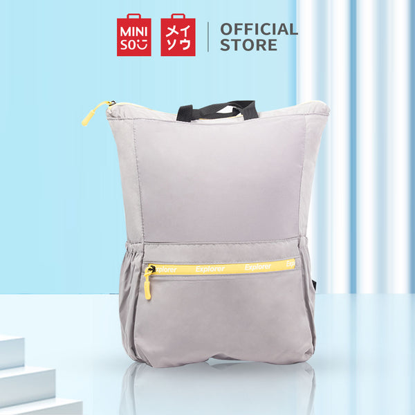 MINISO Tas Ransel Lipat Wanita Pria Backpack Tas Pungung Travel Gunung